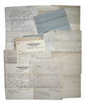 81 Letter Lot by Civil War Soldier -- Gettysburg Content -- ''...I have almost forgotten what it is that has brought me here; to kill and destroy human beings...''