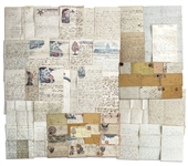 Letter Lot by Two Civil War Soldiers -- ...the rebel cavaliers did brave our pickets...It was about 4,000 men together and it was so still that you can hear a pin fall...