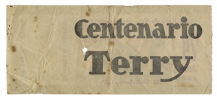 Ernest Hemingway's Own Bullfighting Ticket From 29 July 1959 -- Hemingway Wrote About the Bullfights of 1959 in His Final Book