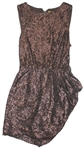 Sheryl Crow Personally Owned Brown Sequined Party Dress by ''Alice + Olivia''
