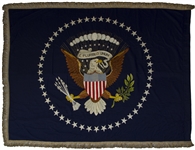 Extremely Scarce Set of Oval Office Flags, the 48-Star Flags Displayed in President Dwight D. Eisenhower's Oval Office in the White House -- 1 of 3 Known Sets From All U.S. Presidents in Private Hands