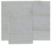 40th Virginia Infantryman Civil War Letter: ...a spy had just passed through our camp, having crossed over at Mathias point, on his way from Washington to report to General Holmes...