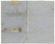 40th Virginia Infantryman Civil War Letter: ''...a spy had just passed through our camp, having crossed over at Mathias' point, on his way from Washington to report to General Holmes...''