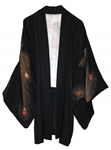 Alicia Keys Worn Silk Kimono, With Stunning Peacock Feather Design -- With a COA From the Singer