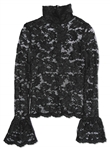 Alicia Keys Worn Black Blouse -- With a COA From Keys