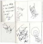 Grammy Signature Book From the 2015 Award Show -- Signed by 71 Celebrities Including Paul McCartney, Madonna, Katy Perry, Miley Cyrus, Lady Gaga, Adam Levine, Tony Bennett & More