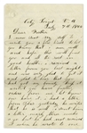 29th Massachusetts Infantryman, WIA at Petersburg: ''...I was shot through the back of the neck July 30th in the charge when we blowed up the rebel fort...'' -- Also Battle of Bethesda Church