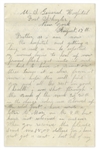 29th Massachusetts Infantryman, WIA at Petersburg: ''...I was shot through the back of the neck July 30th in the charge when we blowed up the rebel fort...'' -- Also Battle of Bethesda Church