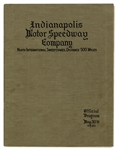 1921 Indy 500 Program -- From the Early Days of Auto Racing & the 10th Year of the Race