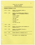 Goldie Hawn's Hand-Annotated Script for ''Goldie & Liza Together'' TV Special
