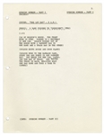 Goldie Hawn's Hand-Annotated Script for ''Goldie & Liza Together'' TV Special