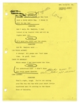 Goldie Hawn's Hand-Annotated Script for ''Goldie & Liza Together'' TV Special