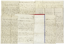 Large 53 Letter Lot by Brothers in the Minute Men Regiment, 8th MA Infantry -- With Post-Baltimore Riot Content & Battle of Roanoke Island: ''...they wanted to shoot the police on the spot...''