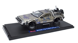 Back to the Future Cast Signed DeLorean