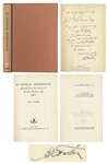 B.C. Forbes Signed First Edition of His Book, 101 Unusual Experiences -- Inscribed to General Motors CEO Alfred Sloan, May you enjoy many, many Happy Experiences