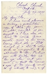Charles Dodgson Autograph Letter Twice-Signed -- ''...I have much pleasure sending a presentation copy of 'Alice' for your daughter...''