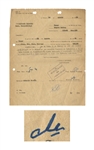 Che Guevara Document Signed From 1964 -- Revolutionarily