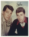 Dean Martin & Jerry Lewis 14'' x 11'' Signed Photo