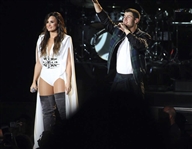 Demi Lovato Concert-Worn Outfit, Signed by the Superstar -- Also With Signed Photo