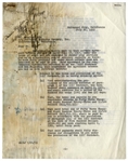 Director Douglas Sirk Contract Signed With Universal Pictures -- 1959 Contract Shortly After ''Imitation of Life'' Was Released