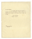 Gioachino Rossini Autograph Letter Signed -- ''...do all that you can to assist my protege...''