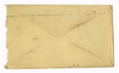 George Custer Envelope Made Out in His Hand to his Wife -- ''Mrs. Genl Custer''