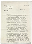 J.D. Salinger Autograph Letter Signed -- ''...All is calm, all is no dimmer than usual...''