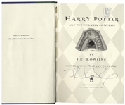 J.K. Rowling Signed First U.S. Printing of ''Harry Potter and the Chamber of Secrets''