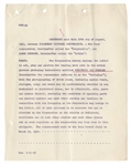 James Stewart Signed Contract for ''Strategic Air Command'' -- With Beckett COA