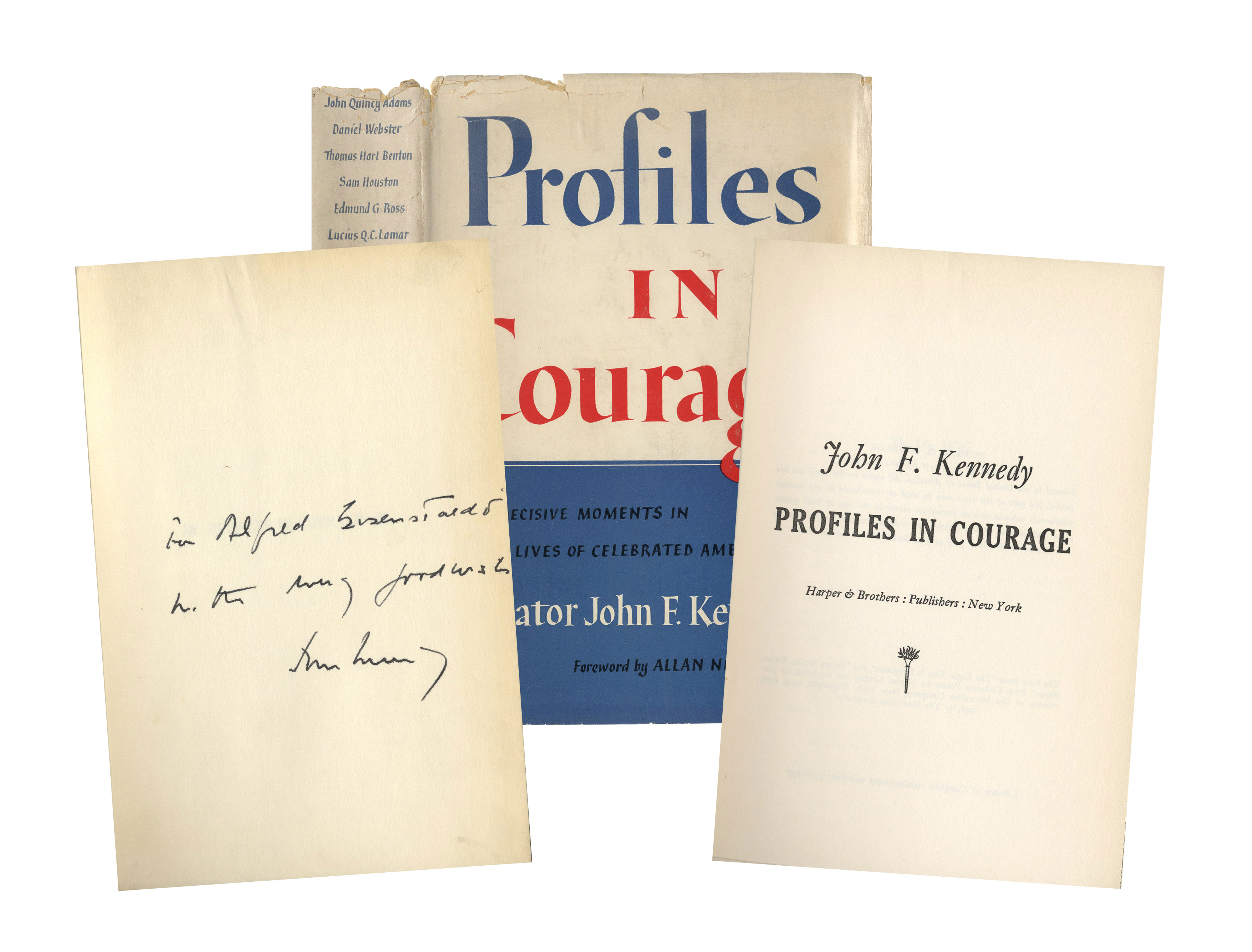  John F Kenndy Profiles in Courage signed 