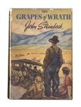 John Steinbeck Signed Copy of ''The Grapes of Wrath'' -- Inscribed to the Famous Mexican Filmmaker Emilio Fernandez, -- ''...in hope that we will have more grapes than wrath...''