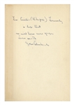 John Steinbeck Signed Copy of ''The Grapes of Wrath'' -- Inscribed to the Famous Mexican Filmmaker Emilio Fernandez, -- ''...in hope that we will have more grapes than wrath...''