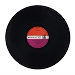 Led Zeppelin First Pressing of Their Debut Album -- With Turquoise Lettering