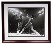 Muhammad Ali & Joe Frazier Signed 20'' x 16'' Photo From the Fight of the Century -- With Steiner COA