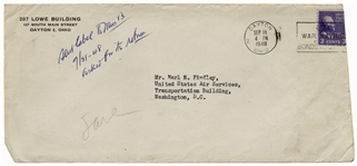 Orville Wright's Secretary Chastises the Smithsonian Regarding Its Display of the Kitty Hawk -- ''...I am beginning to think it would have been better to have left the machine in England...''