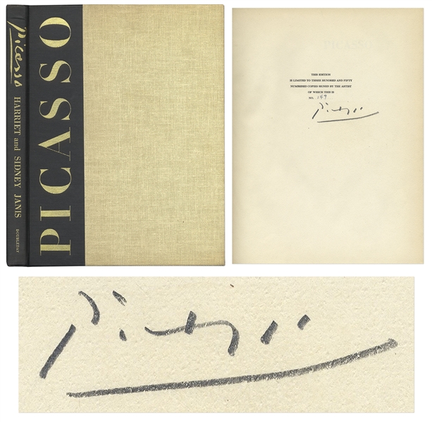 Lot Detail - Pablo Picasso Signed Limited Edition of ''Picasso: The ...
