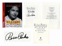 Rosa Parks Signed Copy of My Story -- Near Fine