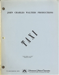 Taxi Script From 1979 for Episode Jim Gets a Pet -- From the Estate of Sam Simon, Co-Creator of The Simpsons & Writer on Taxi