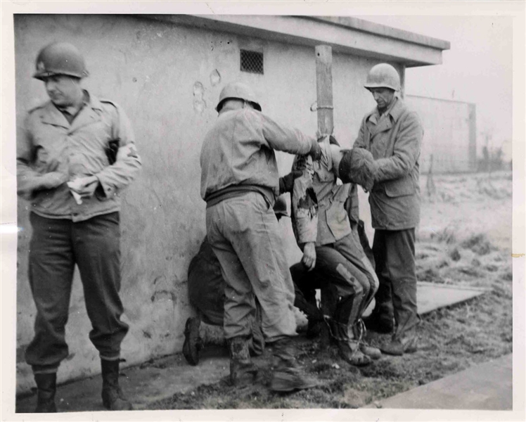 Four WWII Photographs Showing the Execution of German Spies