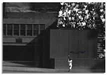 Willie Mays & The Catch Signed Photo