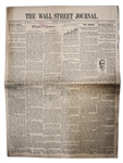 Wall Street Journal From 25 November 1963 -- Three Days After The Assassination of John F. Kennedy