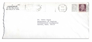 Joseph Heller Typed Letter Signed -- ''...Concerning my coming there to speak, I'm flattered that you're making the attempt...I can be had for less, but don't tell...''