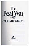Richard Nixon ''The Real War'' Signed