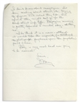 Mary Astor Autograph Letter Signed Regarding ''Goodbye, Darling - Be Happy'' -- ''...it would take the ingenuity of a Hitchcock to photograph psychosis from the psychotic's point of view...''