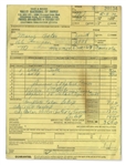 Mary Astor Collection of Carbon Documents Signed -- Including Two Motion Picture & Television Hospital Admittance Forms