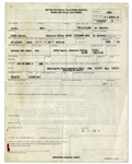 Mary Astor Collection of Carbon Documents Signed -- Including Two Motion Picture & Television Hospital Admittance Forms