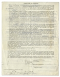 Mary Astor Collection of Carbon Documents Signed -- Including Two Motion Picture & Television Hospital Admittance Forms