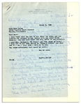 Mary Astor Autograph Letter Signed -- ''...not many people in A.A. can make a Twelfth Step call on a few million people at one time!...'' & ''...the nonsense said that keeps alcoholics sick...''
