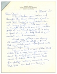 Mary Astor Autograph Letter Signed -- ''...not many people in A.A. can make a Twelfth Step call on a few million people at one time!...'' & ''...the nonsense said that keeps alcoholics sick...''