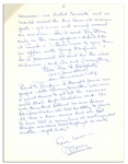 Mary Astor Autograph Letter Signed -- ''...not many people in A.A. can make a Twelfth Step call on a few million people at one time!...'' & ''...the nonsense said that keeps alcoholics sick...''